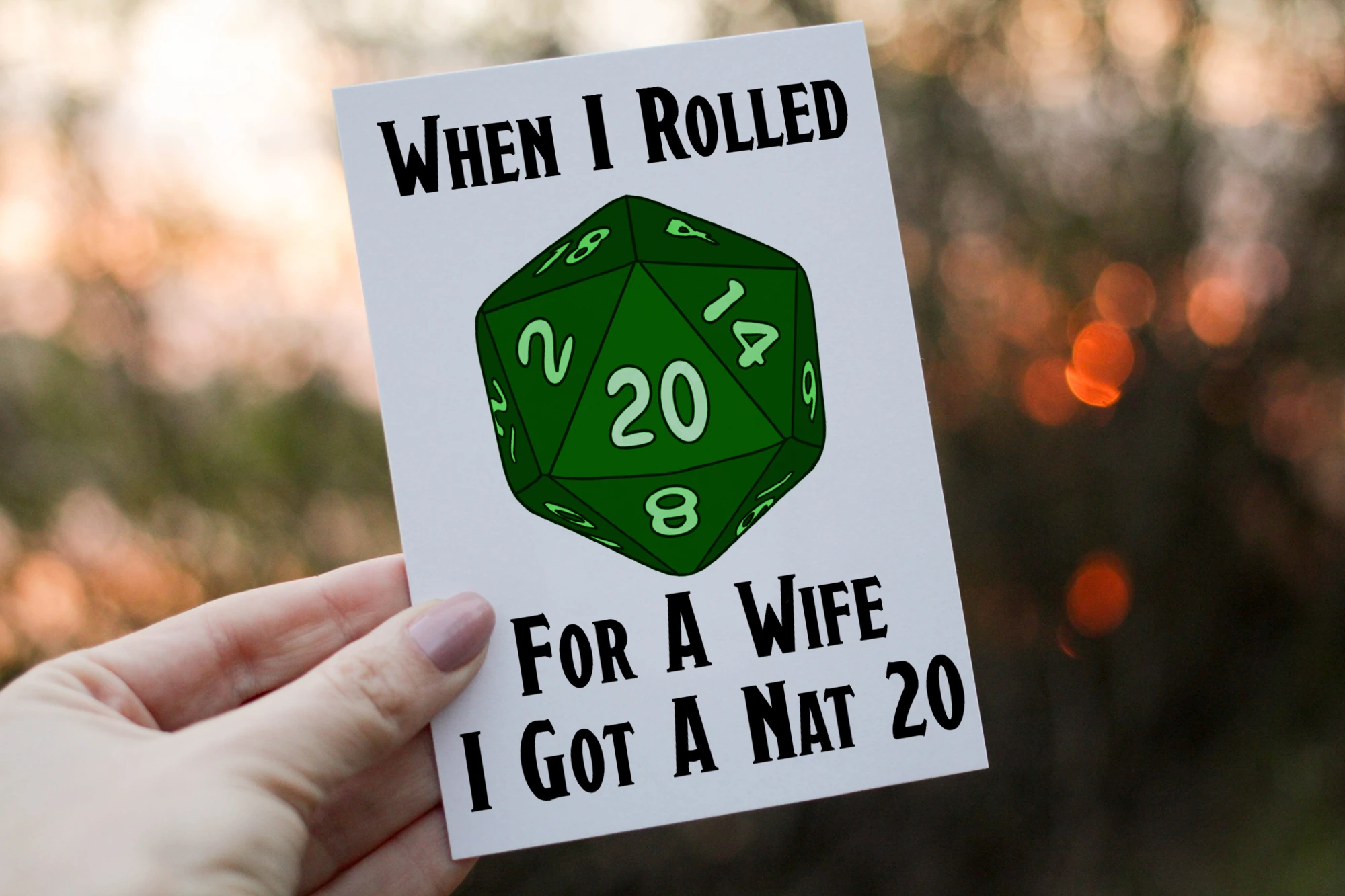 When I Rolled For a Wife I Got A Nat 20 Dungeons and Dragons